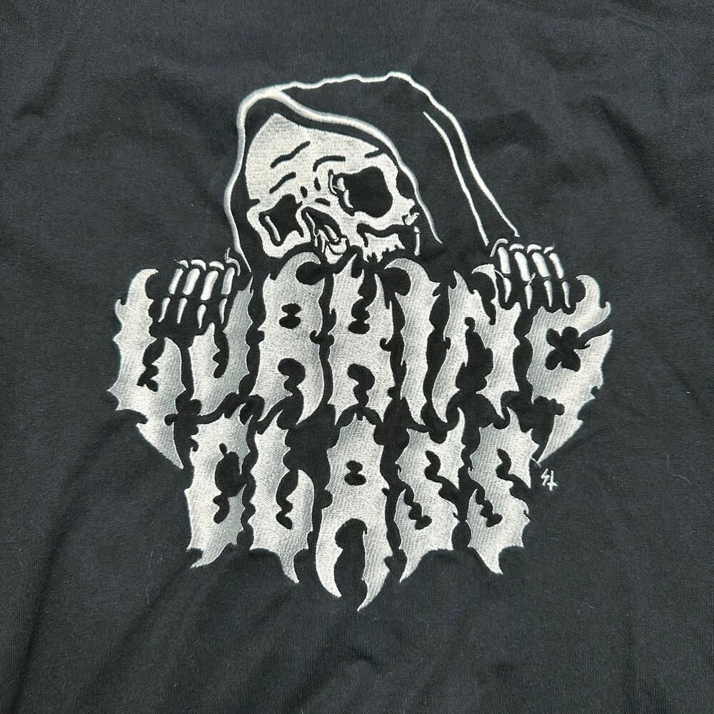 Lurking Class | Men | Sketchy Tank Lurker Black Embroidered Baseball Shirt | M-L - Picture 11 of 13